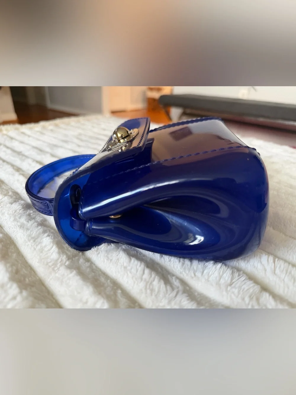 Classic Top-Handle Women's Bag in Deep Blue